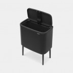 Brabantia Bo Touch atkritumu tvertne 36 l, Matt Black 2