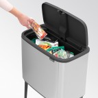 Atkritumu tvertne BO TOUCH BIN, 36L, Steel FPP 2