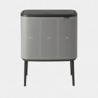 Atkritumu tvertne BO TOUCH BIN, 3 X 11L, Mineral Concrete Grey 6