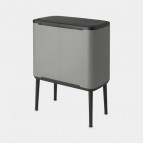 Atkritumu tvertne BO TOUCH BIN, 3 X 11L, Mineral Concrete Grey 7