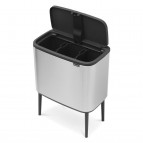 Atkritumu tvertne BO TOUCH BIN, 3 X 11L, Steel FPP 4