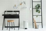 Brabantia atkritumu tvertne ar metāla spaini 12 l, Balta 4