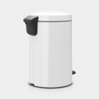 Brabantia atkritumu tvertne ar metāla spaini 12 l, Balta 5