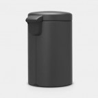 Brabantia atkritumu tvertne 12 l, Mineral Infinite Grey 5