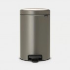 Brabantia atkritumu tvertne 12 l, Platinum