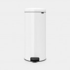 Brabantia atkritumu tvertne ar metāla spaini 30 l, Balta