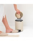Brabantia atkritumu tvertne 3 l , Soft Beige 10