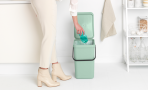 Atkritumu tvertne Sort & Go 25L, Jade Green  7