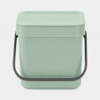 Atkritumu tvertne Sort & Go 3L, Jade Green 5