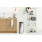Brabantia Touch atkritumu tvertne 30 l, Brilliant Steel 3