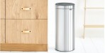 Brabantia Touch atkritumu tvertne 30 l, Matt Steel 4