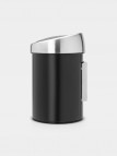 Brabantia Touch atkritumu tvertne 3 l, Matt Black 5