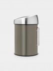 Brabantia Touch atkritumu tvertne 3 l, Platinum 2