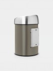 Brabantia Touch atkritumu tvertne 3 l, Platinum 5