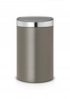 Atkritumu tvertne Touch Bin, 40 l, Platinum/Matt 