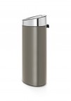 Atkritumu tvertne Touch Bin, 40 l, Platinum/Matt  6