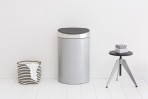 Atkritumu tvertne Touch Bin, 40 l, Metallic Grey/B 4