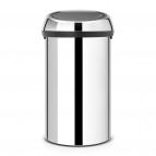 Mусорный ящик Touch Bin,  60 л, Brilliant steel