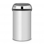 Mусорный ящик Touch Bin,  60 л, Metallic grey