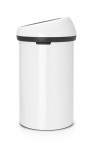 Atkritumu tvertne Touch Bin, 60 l, White 3