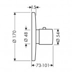 Axor Uno² termostats 2