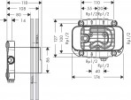AXOR One Pamatkomplekts termostata modulim slēptai uzstādīšanai 2