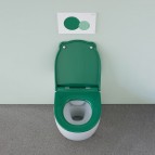 Geberit Bambini Rimfree pods no sienas ar dziļo skalošana, Balts 2