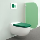 Geberit Bambini Rimfree pods no sienas ar dziļo skalošana, Balts 3