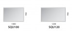 Balteco S-sērijas spogulis ar LED apgaismojumu 100x70 cm 5