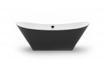 Belisana 1 brīvi stāvoša vanna (ekspozīcijas) 178.5x78x63 cm, Melna