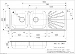 Beta 30 (R) INSET virtuves izlietne 3