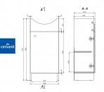 SATI комплект мебели с раковиной CERSANIA 40, белый 2