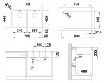 Blanco Andano 340/340-IF virtuves izlietne, STAINLESS STEEL,manual 2