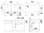 Blanco Andano 400/400-IF virtuves izlietne, STAINLESS STEEL,manual 2