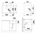 Blanco Andano 450-U virtuves izlietne,STAINLESS STEEL, manual 4