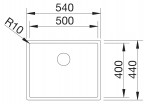 Blanco CLARON 500-IF кухонная мойк, STAINLESS STEEL durinox, manual 2
