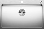 Blanco CLARON 700-IF/A virtuves izlietne, STAINLESS STEEL, ar pop-up