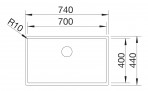 Blanco CLARON 700-U virtuves izlietne, STAINLESS STEEL durinox,manual 2