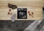 Blanco Dalago 45 virtuves izlietne SILGRANIT 44,5x49cm, ar pop-up 14