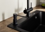 Blanco Lato šķidro ziepju dozators, black matt 3