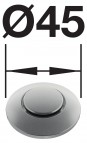 Blanco пневматическая кнопка для шредеров, PVD steel 4