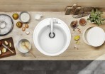 Blanco Riona 45 virtuves izlietne SILGRANIT diametrs 50cm, manual 9