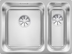 Кухонная мойка Blanco SOLIS 340/180-IF, STAINLESS STEEL, manual (L)