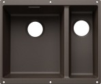 Blanco Subline 340/160-U virtuves izlietne, SILGRANIT black 55x46 cm 6