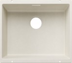 Blanco Subline 500-U virtuves izlietne, SILGRANIT black 53x46cm,manual 18