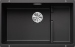 Blanco Subline 700-U LEVEL virtuves izlietne, SILGRANIT black 73x46 cm 6