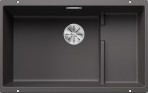Blanco Subline 700-U LEVEL virtuves izlietne, SILGRANIT black 73x46 cm 5