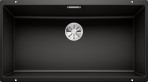 Blanco Subline 800-U virtuves izlietne, SILGRANIT black 83x46cm,manual