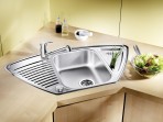 Blanco TIPO 9 E virtuves izlietne, STAINLESS STEEL, ar pop-up 3