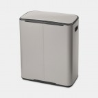 Bo atkritumu tvertne ar pedāli 60 litri - mīksti pelēka 8